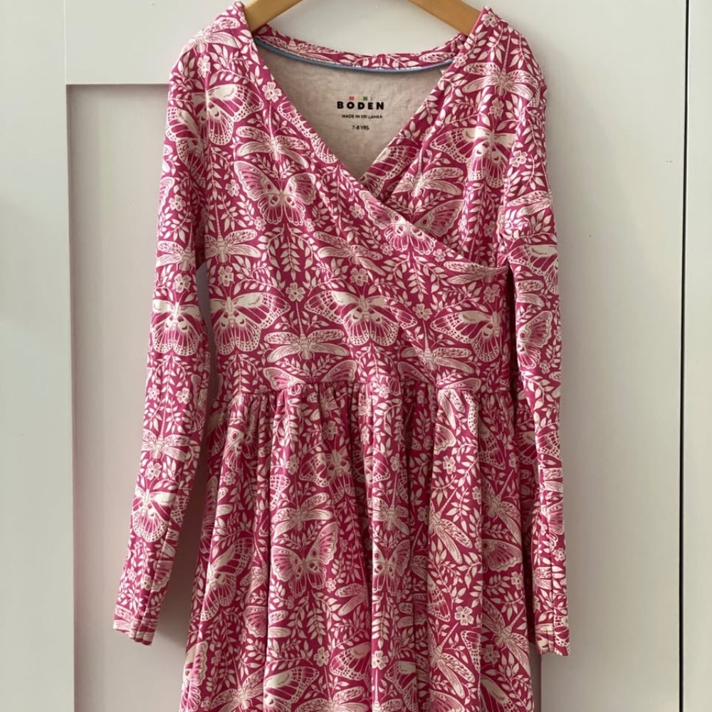 SOLD Mini Boden Girls Butterfly Dress 7/8
